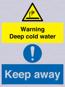 Warning Deep cold water Keep away